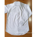 China Men's White Jacquard Shirts Long-sleeved Manufactory